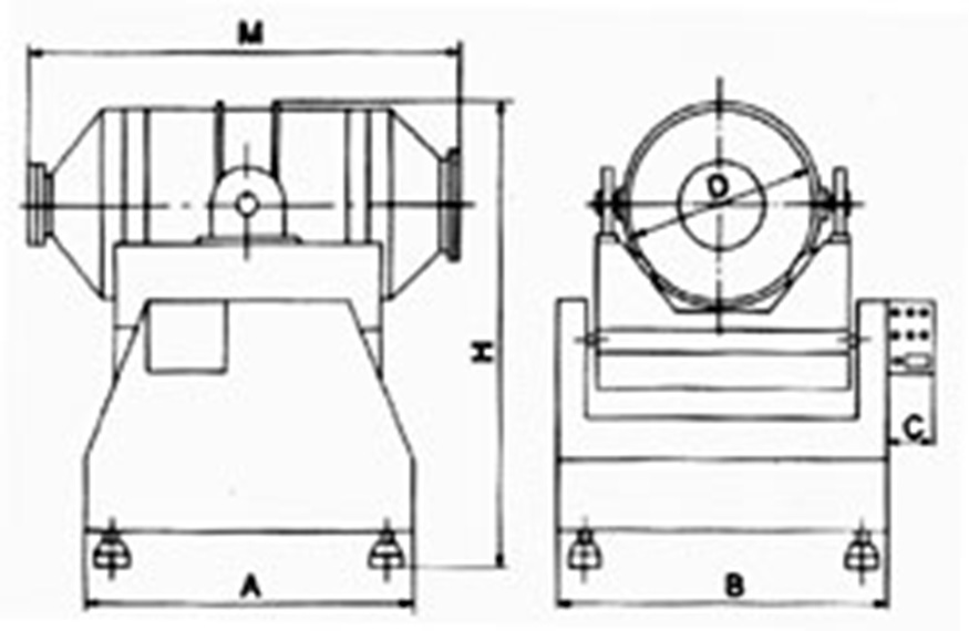 EYH Series Two-Dimensional Swing Mixer