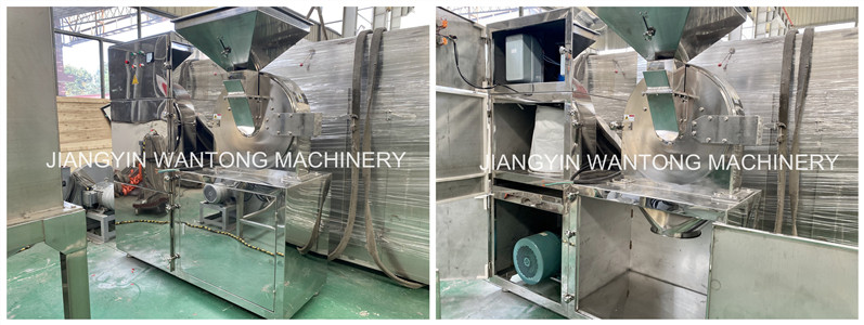 WF cumin spice crushing crusher mill machine with dust collecting system