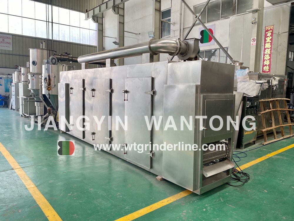 DW industrial continuous pepper vegetable mesh belt dryer machine from China manufacturer for Sale