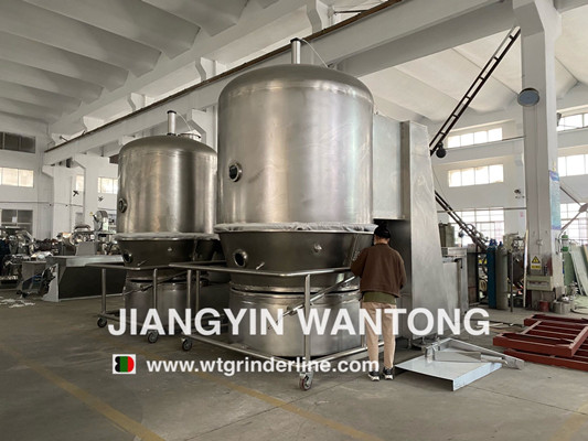 GFG66 worm powder fluid bed dryer drying machine