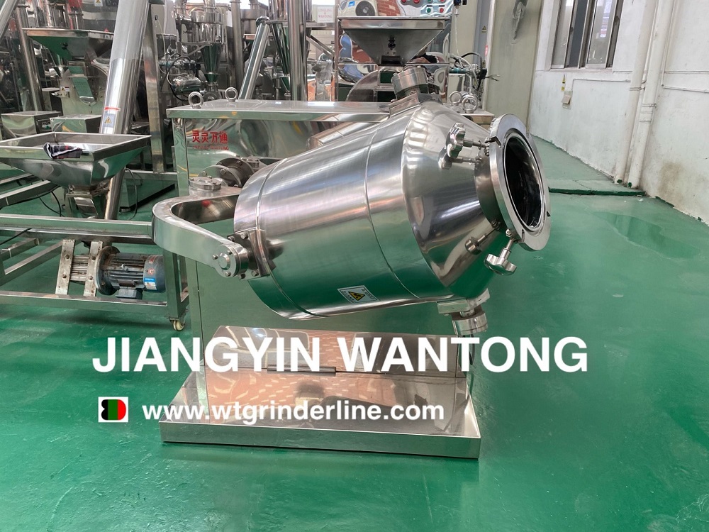 SYH 3D food powder chemical granules mixing mixer machine