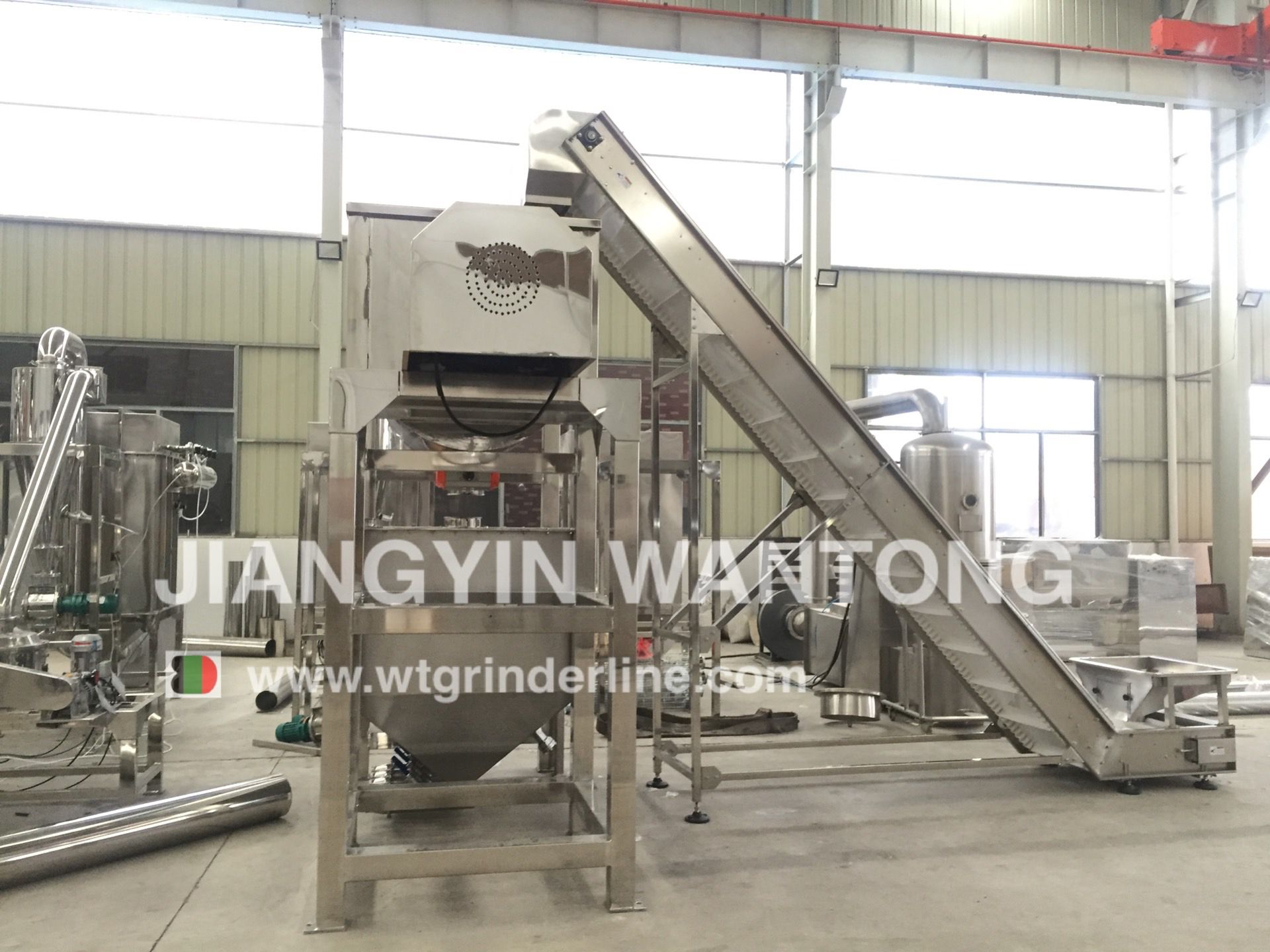 WLDH horizontal barium sulfate flavour powder mixing ribbon mixer machine