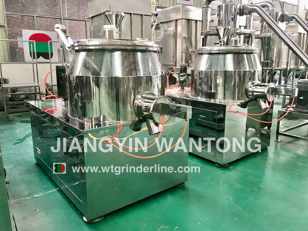 GHL Double high Speed Motor Wet Mixer Rapid Rmg Shear Granulator Pharmacy Granules Making Machine