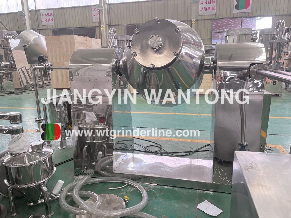 ​SZG food powder rotating biconical vacuum double cone dryer low temperature rotary vacuum drying machine
