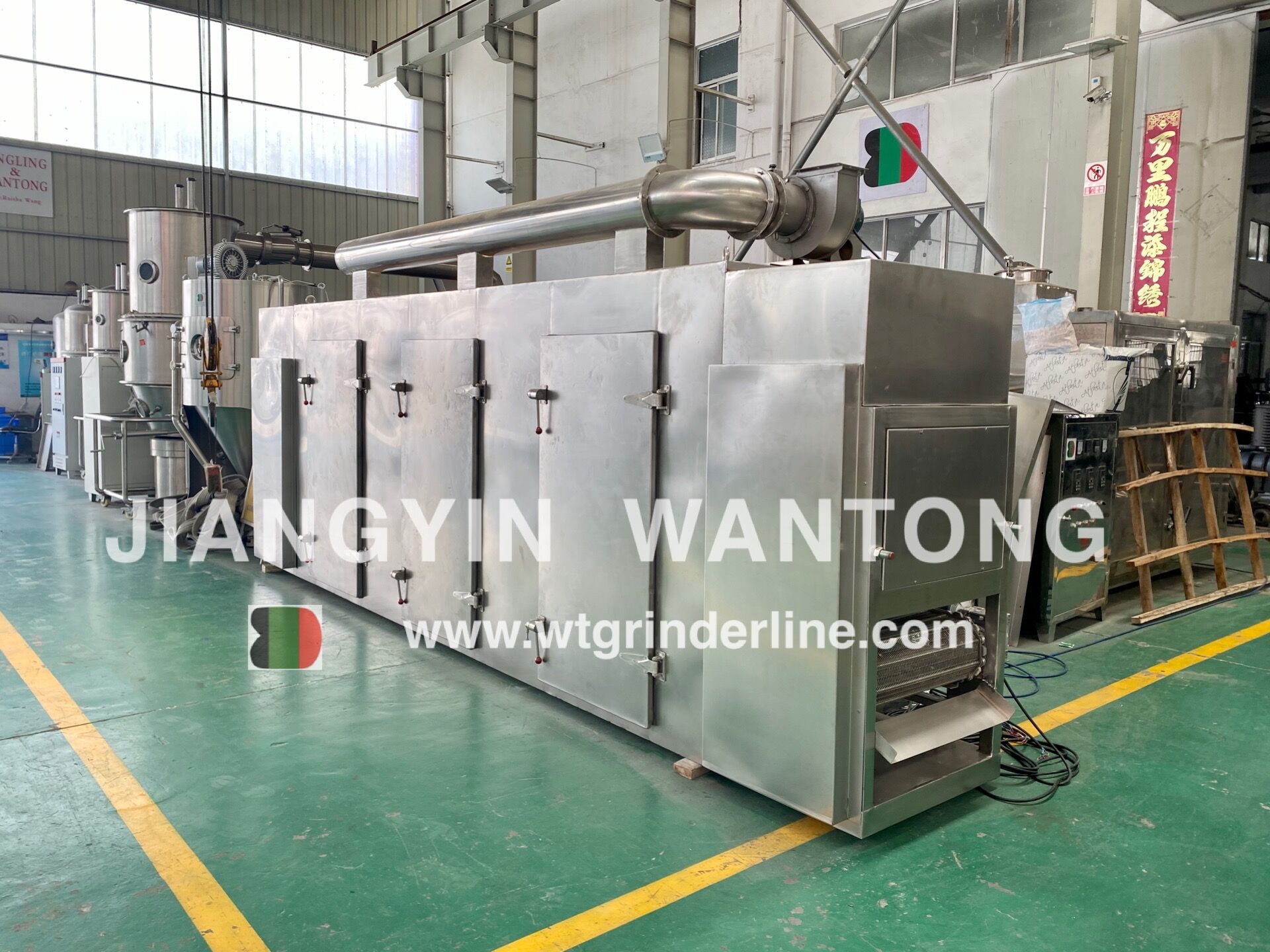 DW Industrial Continuous Conveyor Belt Mesh Type Dryer Drying Machine for Herbs Leaves Tea