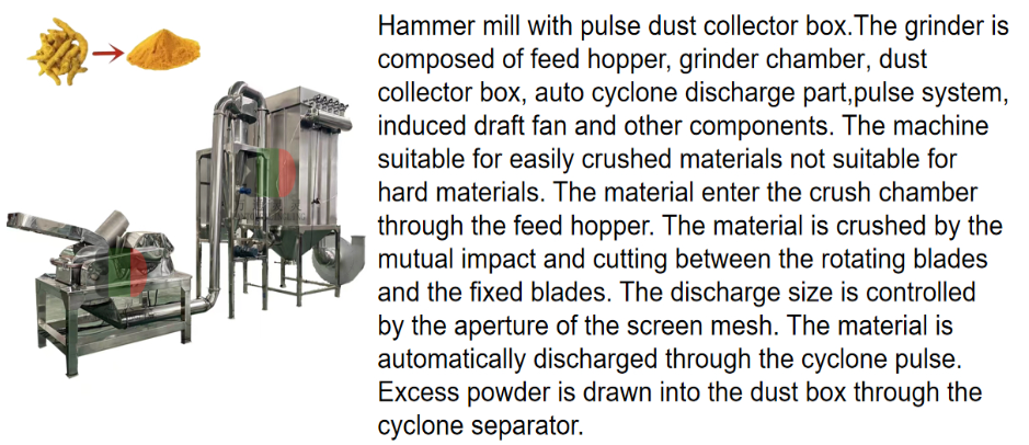 WSDF66 chilli grinding machine