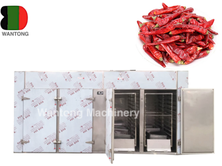 chili chilli spice drying hot air tray dryer machine