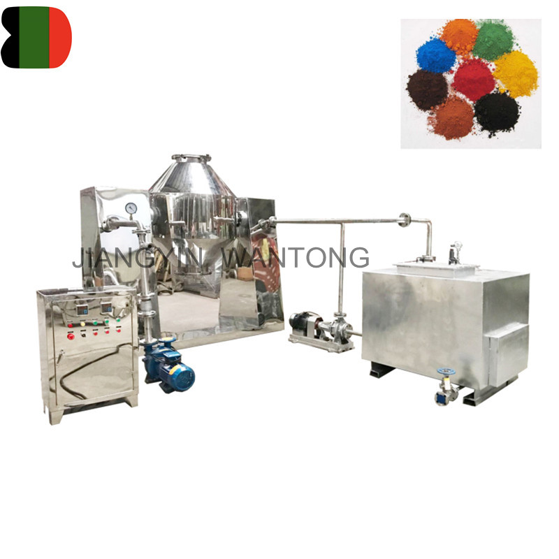 hot oil heating double cone rotary vacuum dryer machine hot oil heating double cone rotary vacuum dryer machine
