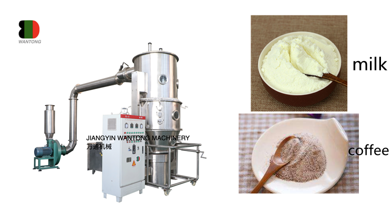 Fluid Bed Granulator for Instant Coffee Granules Fluid Bed Granulator for Instant Coffee Granules