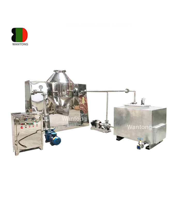 Glass liner double cone vacuum conical mixer dryer drying machine