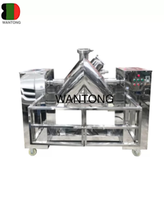 V Shaped Mixer Mixing Machine With Protective Guard 