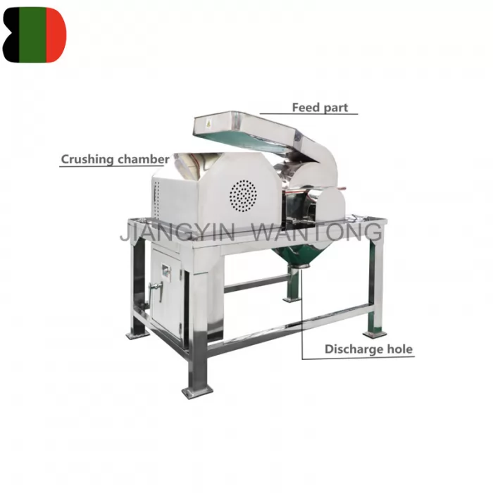 GFSJ66 rice husk hammer mill powder making grinding grinder milling crusher machine