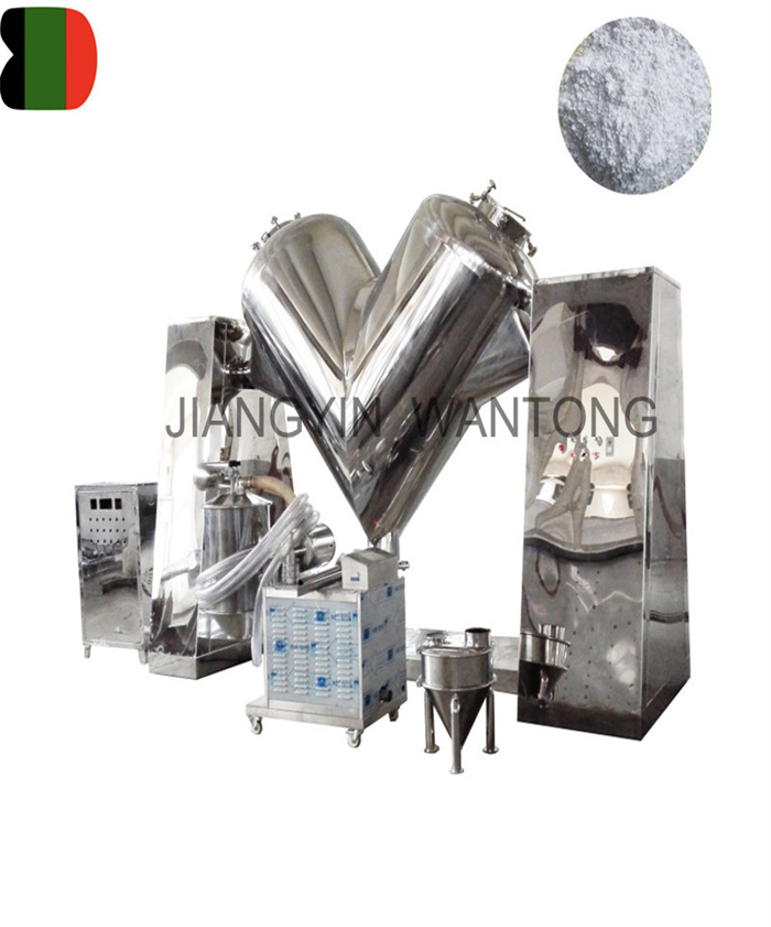 V66 shaped flour mixer blender mixing blending machine