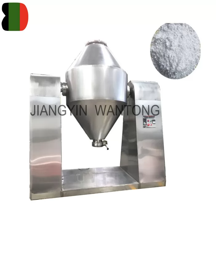 W66 spice powder double cone mixer blender mixing blending machine