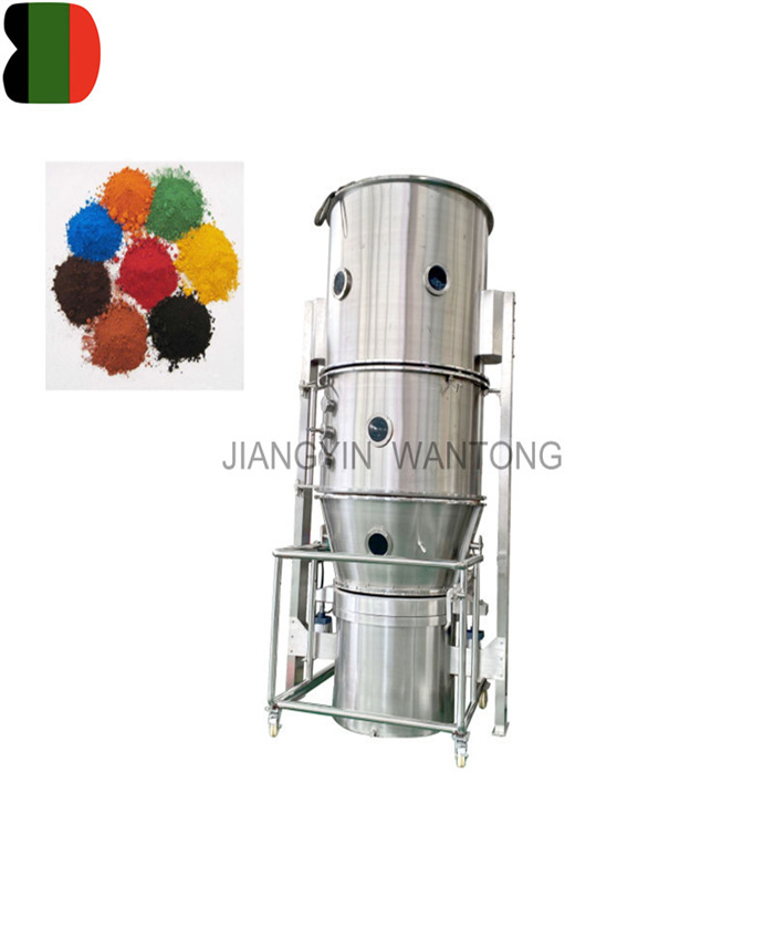 FL66 fluid bed dryer granulator tea powder granulator machine