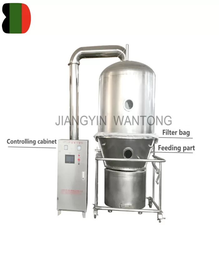 GFG66 medicinal medicine powder fluid bed dryer drying machine