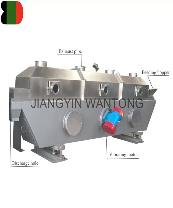 ZG66 chemical granule vibrating fluid bed dryer drying machine