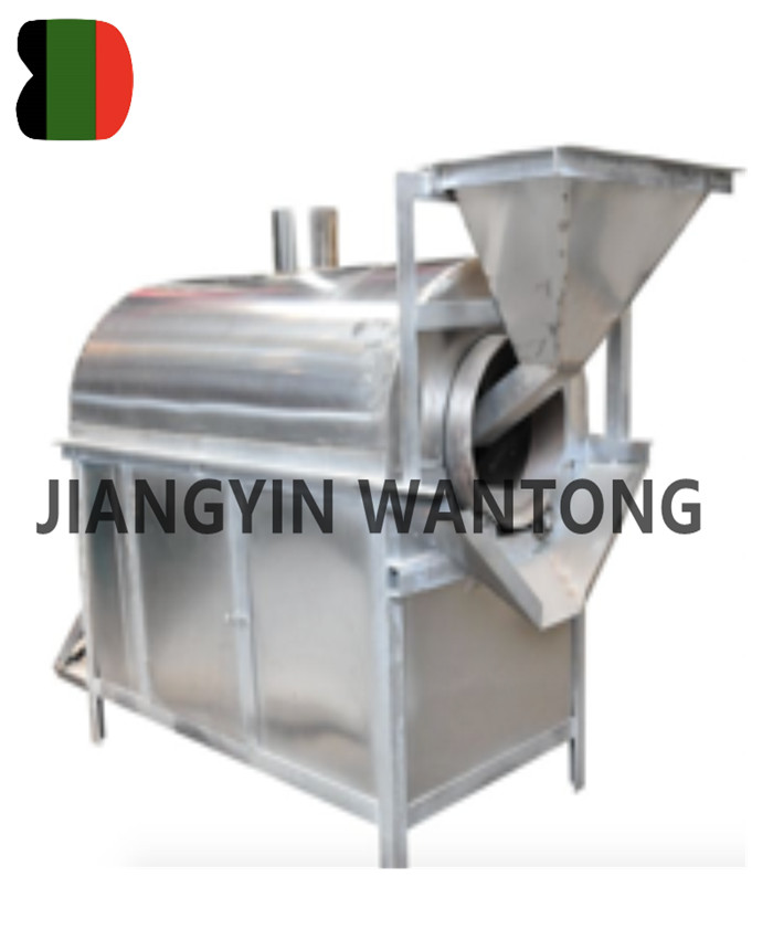 Stainless steel auto sunflower seeds roaster peanut roasting drying machine 