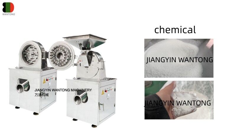 WF Chemical Powder Material Grinder Turmeric Ginger Herb Suagr Grinding Machine Test Running Video