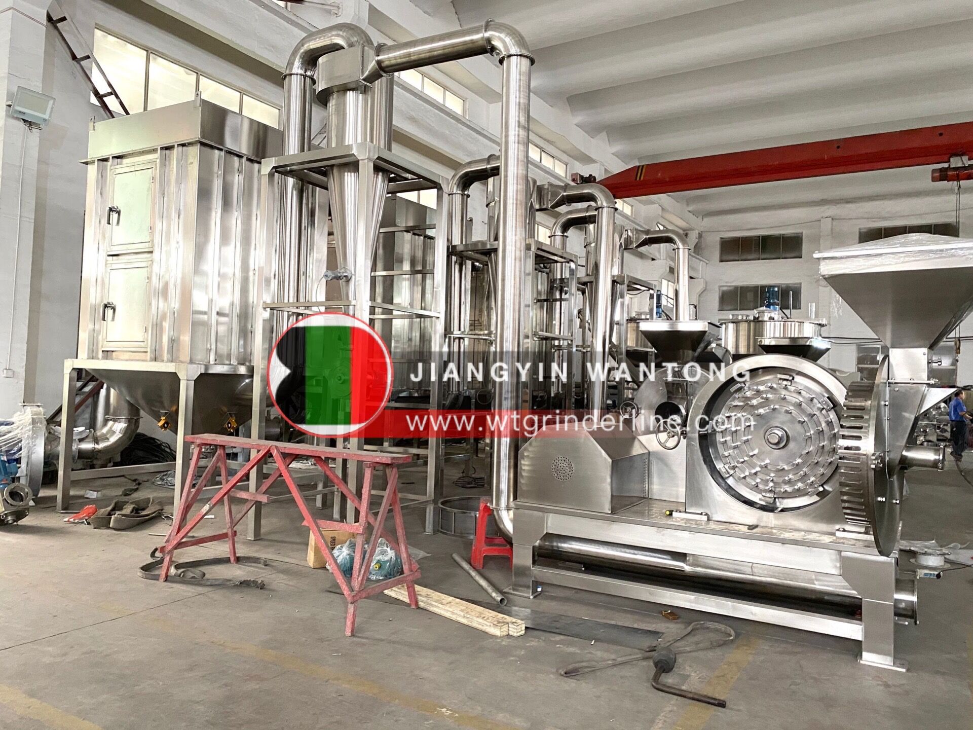 WF Pin Complete Pulverizer Machine Working Principle