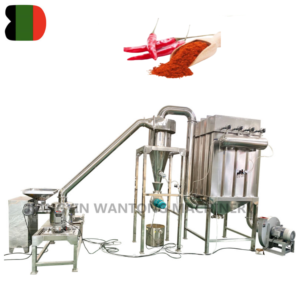 WFJ red chilli spice powder making crushing machine 66