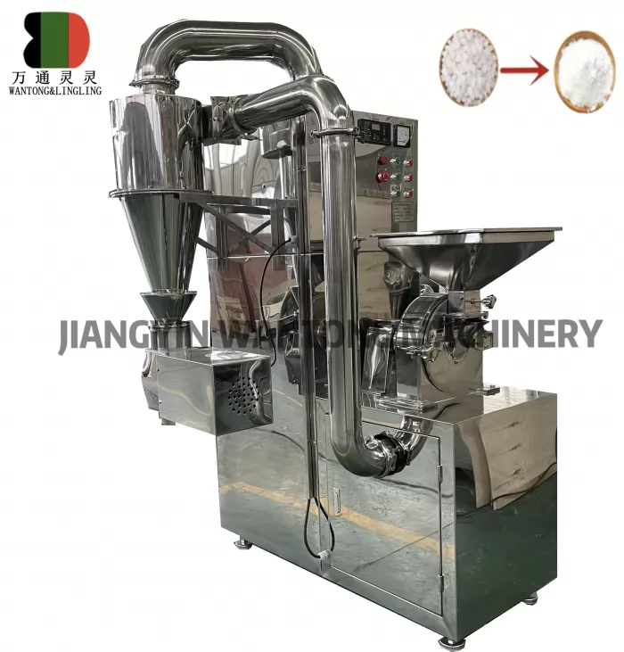 WF salt powder making grinding grinder pulverizer machine with cyclone 66