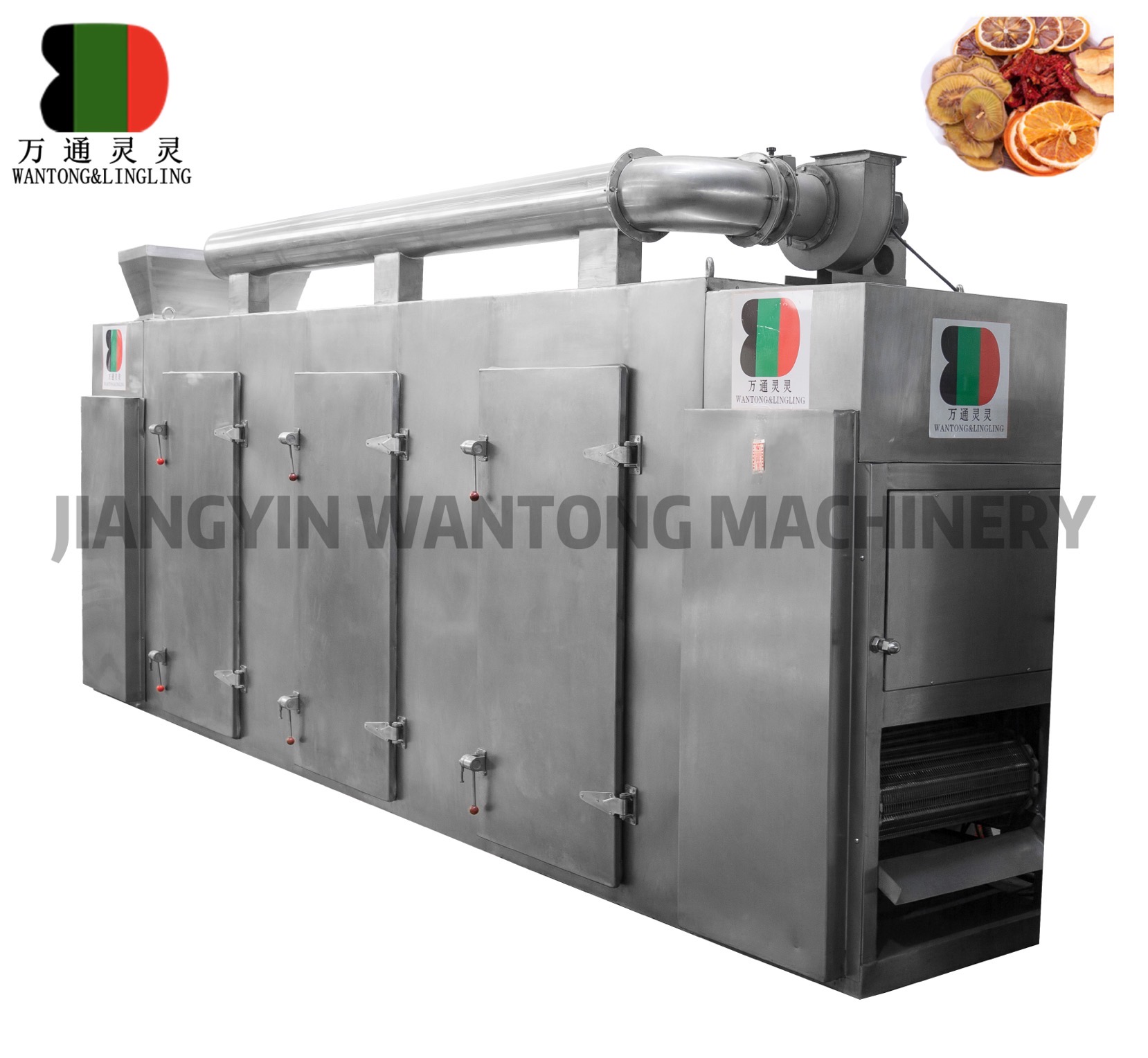 DW Belt Dryer For Dehydrated Fruits And Vegetables 99